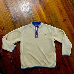 Men’s Southern Marsh Pullover Tan and Blue